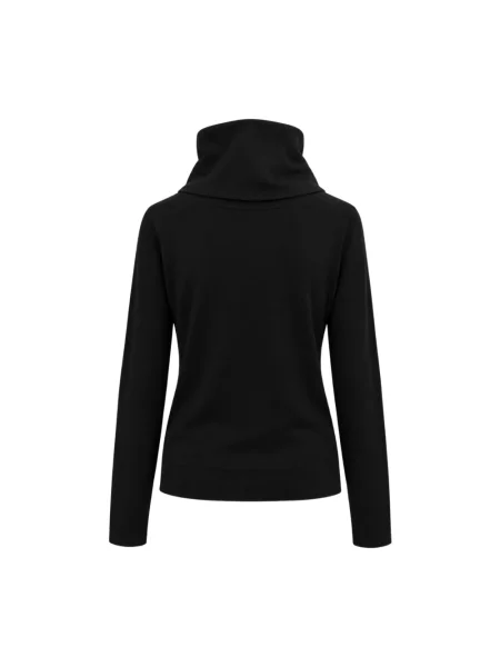 Sweter z golfem Seventy czarny