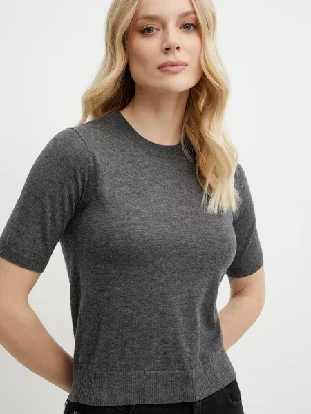 Gyapjú szvetter Weekend Max Mara szürke