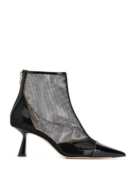 Cizme scurte Jimmy Choo din piele negru