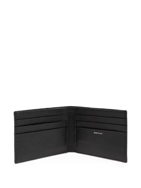 Portofel Paul Smith din piele cu imagine negru