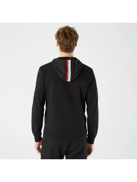 Толстовка на молнии Lacoste черная