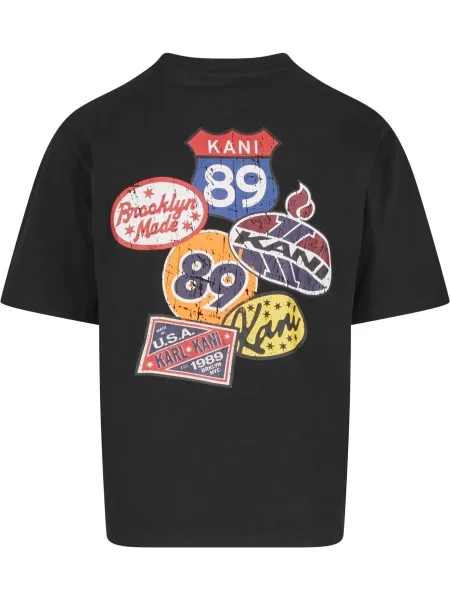 Karl Kani Tricou albastru / roșu / negru alb