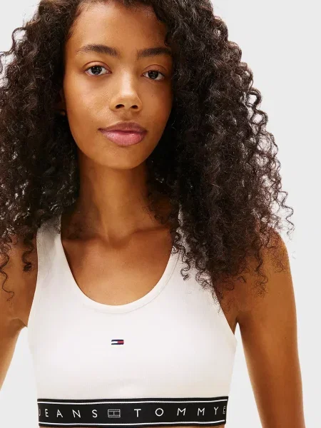 Топ Tommy Jeans білий