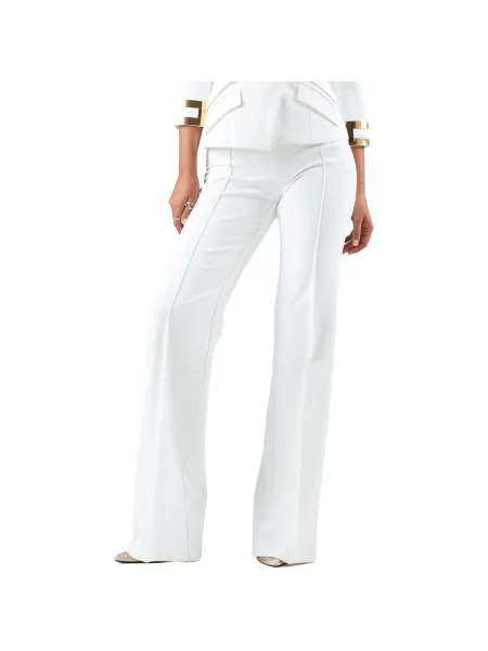 Nohavice Elisabetta Franchi biela