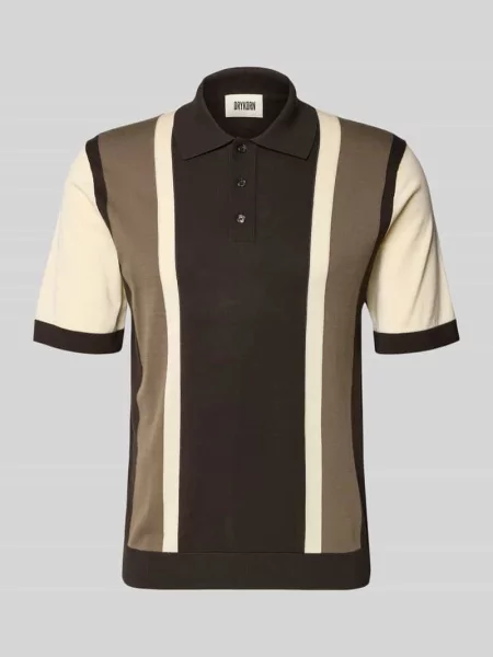 Koszulka polo o kroju regular fit we wzorze na całej powierzchni model TAMIAN' Drykorn