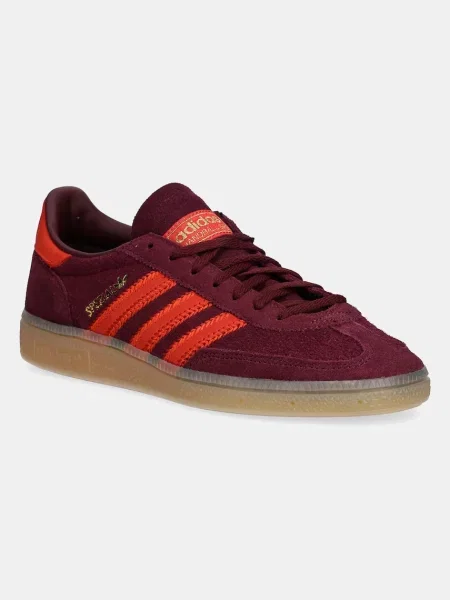 Adidas Originals sneakers din piele întoarsă Handball Spezial W bordo