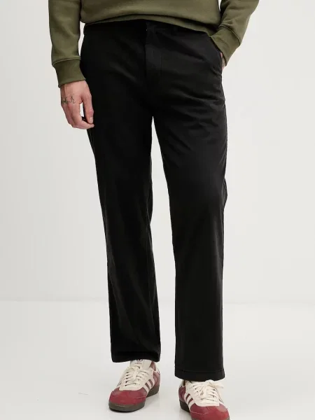 Tommy Jeans pantaloni bărbați chinos negru