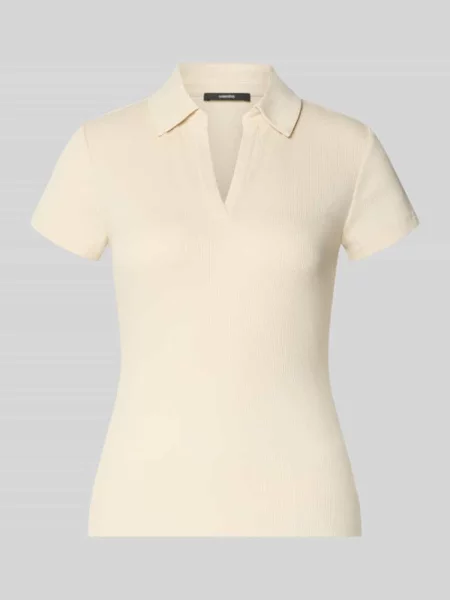 T-shirt z kołnierzykiem polo model Kleoh Polo' Someday beżowa