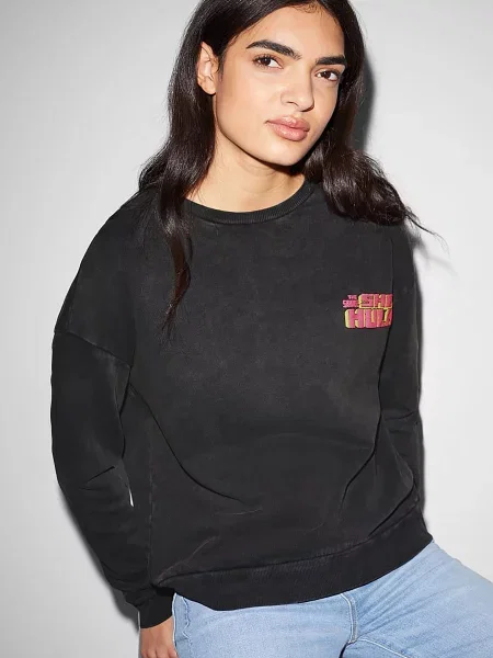 Світшот C&A сірий