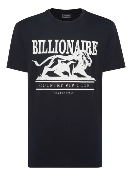 Tricou Billionaire cu imagine albastru