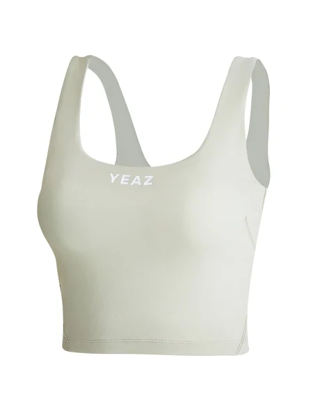 YEAZ Sportski grudnjak Today pastelno zelena bijela