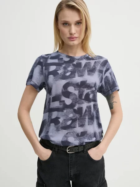 Tričko G-Star Raw tmavomodrá