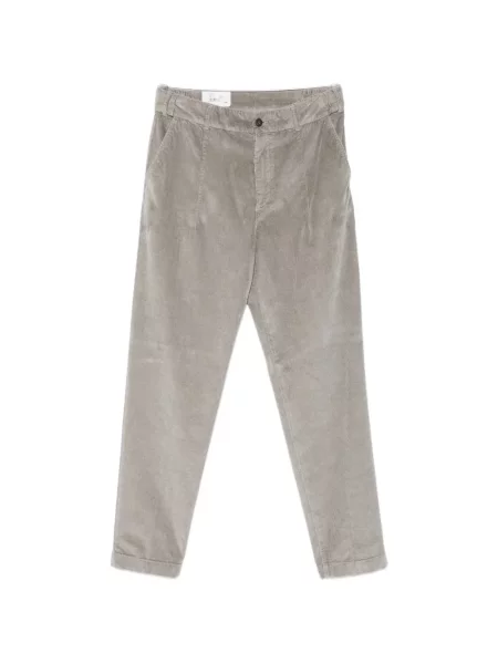 Pantaloni Eleventy de catifea cord gri