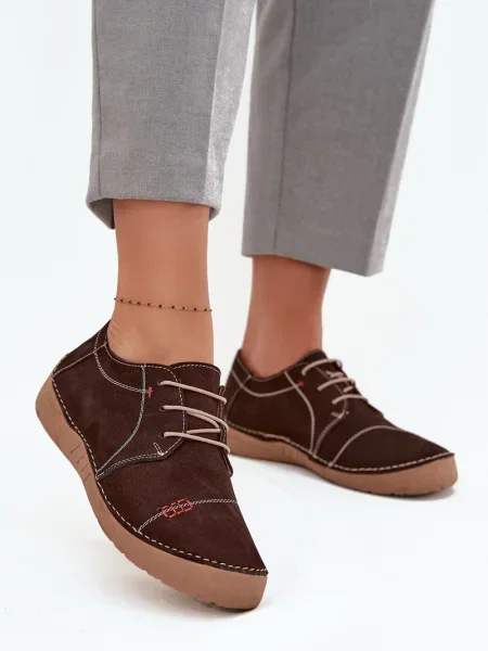 Mocasini Artiker din piele gri