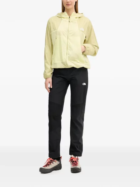 Geacă The North Face cu glugă galben