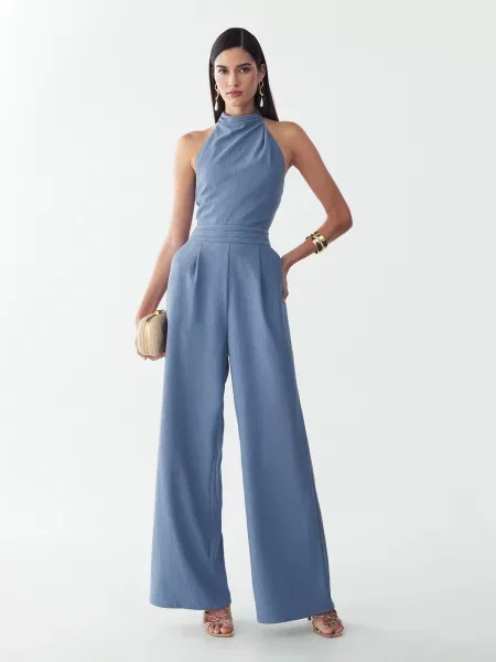 BWLDR Salopeta Alma denim albastru