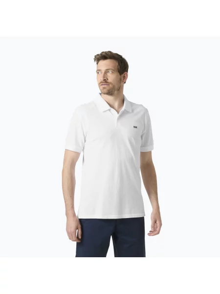 Tricou polo pentru bărbați Helly Hansen Elba Fitted Polo white alb