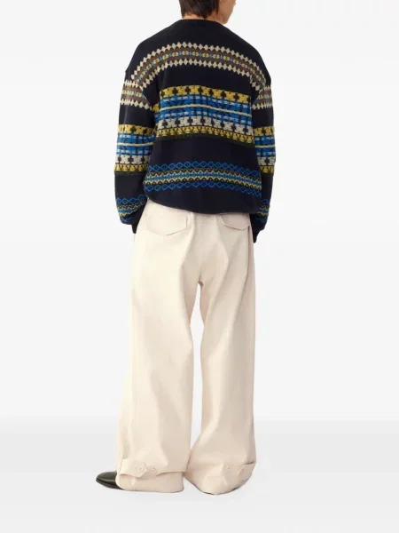 Pantaloni Tomboy alb
