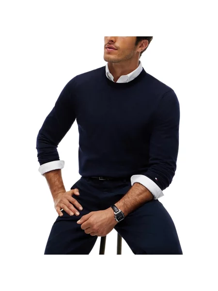 Mikina Tommy Hilfiger modrá