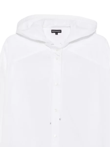 Риза Emporio Armani с качулка бяло