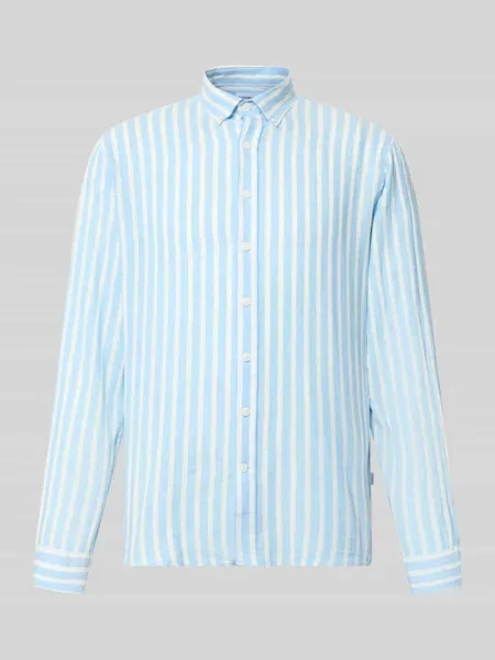 Koszula casualowa o kroju relaxed fit z kołnierzykiem typu button down Lindbergh