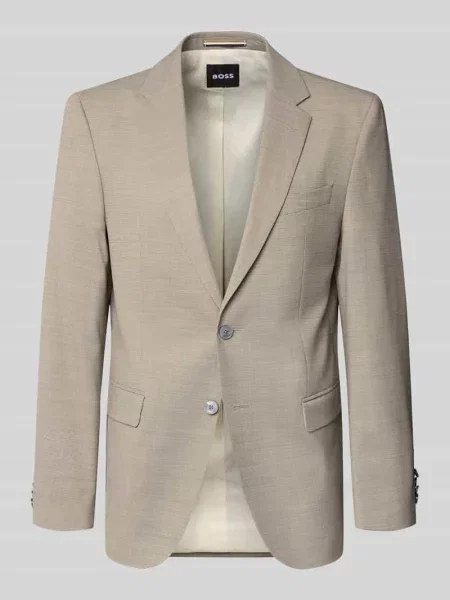 Marynarka garniturowa o kroju regular fit z dodatkiem żywej wełny model JASPER' Boss