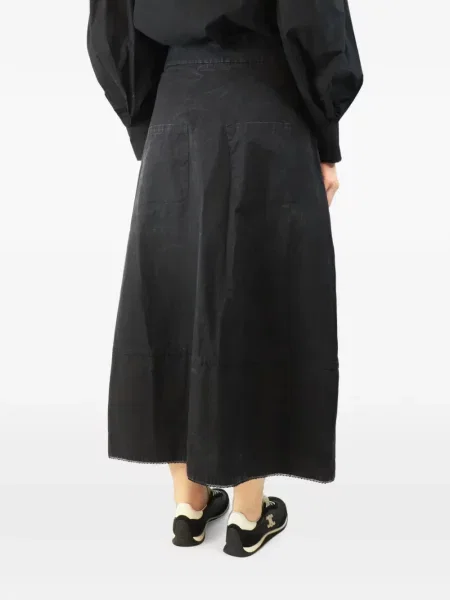 Fusta maxi Apuntob negru