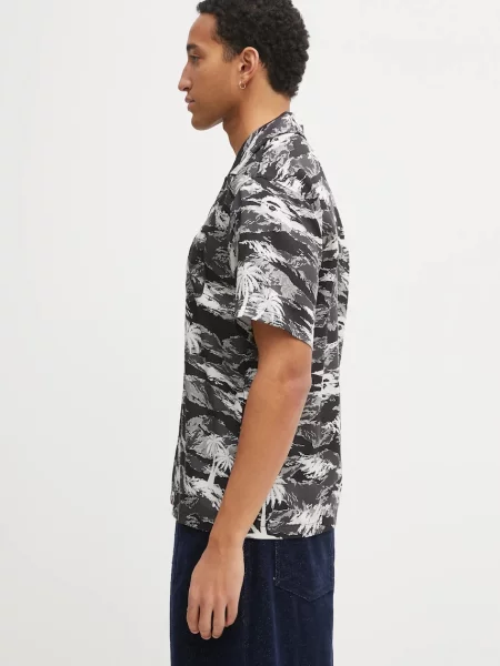 A Bathing Ape cămașă Palm Tree Camo Open Collar