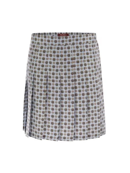 Krótka spódnica Max Mara Studio niebieska