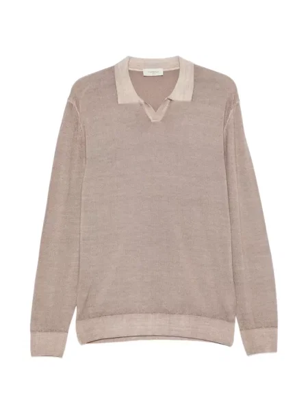 Gulerat tricou polo Piacenza Cashmere din cașmir