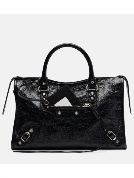 Geanta de piele Balenciaga din piele mini negru