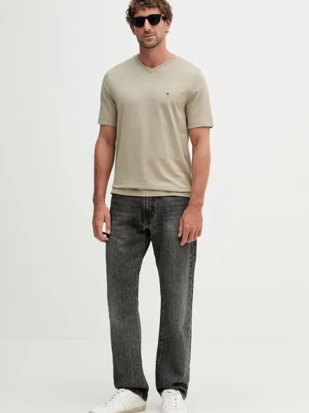Tommy Hilfiger kratka majica bež