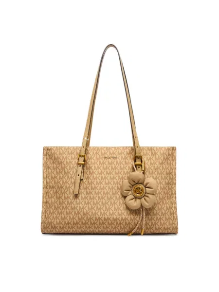 MICHAEL Michael Kors Дамска чанта Zadie Кремав
