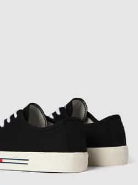 Sneakersy Tommy Jeans płócienne czarne