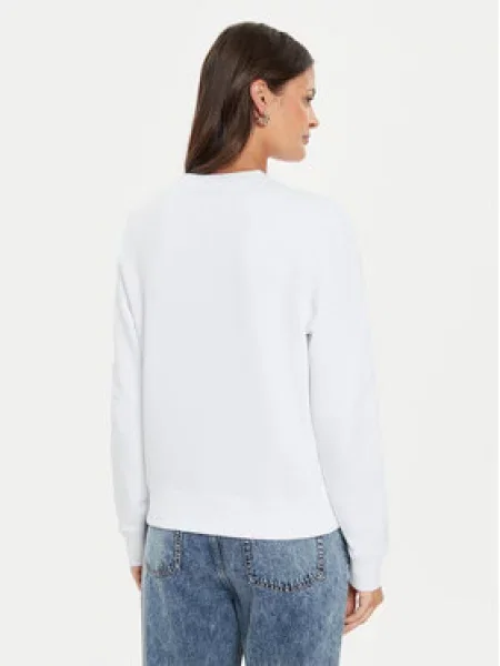 Guess Jeans mikina dámska s bavlnou biela