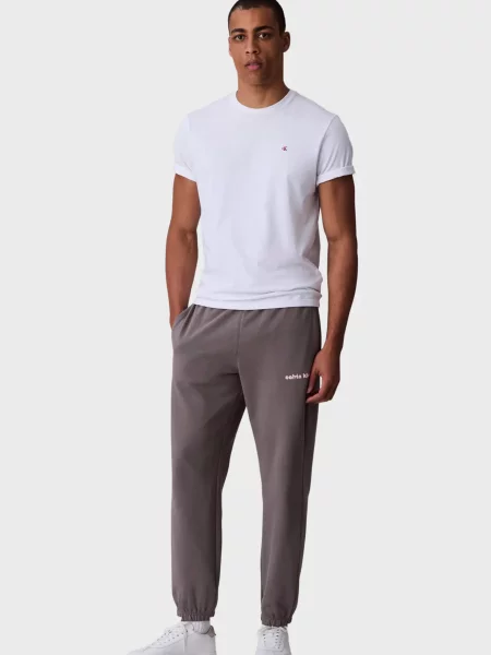 Штани Calvin Klein Jeans сірі