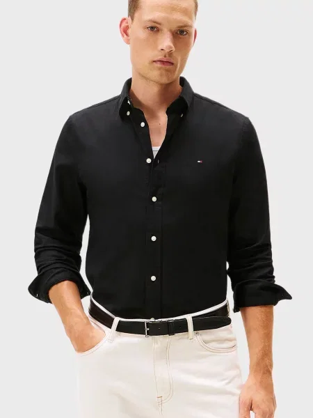 Фланелева сорочка Tommy Hilfiger чорна