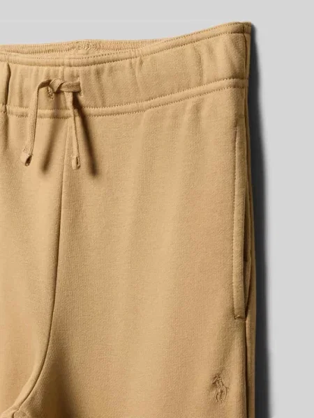 Spodnie dresowe z elastycznym pasem Polo Ralph Lauren Teens beżowe