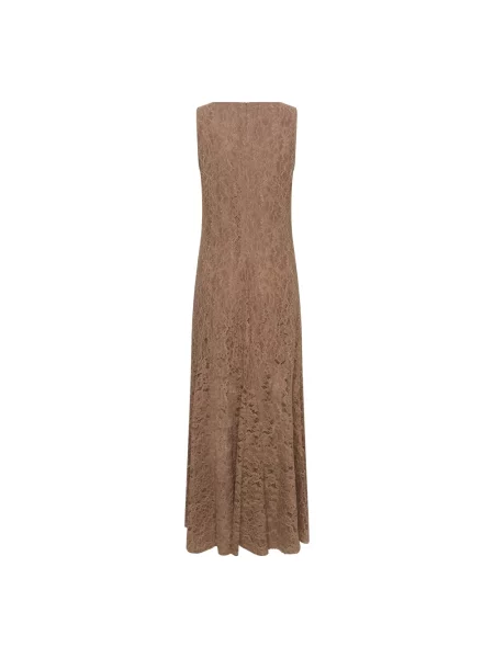 Sukienka maxi Inwear brązowa