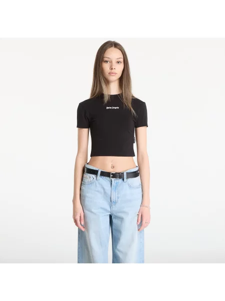 Póló Palm Angels Classic Logo Baby Tee Black/ Off White M fehér