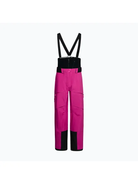 Női sítúra nadrág La Sportiva Chaser Evo Shell Bib springtime. Méret: L rózsaszín