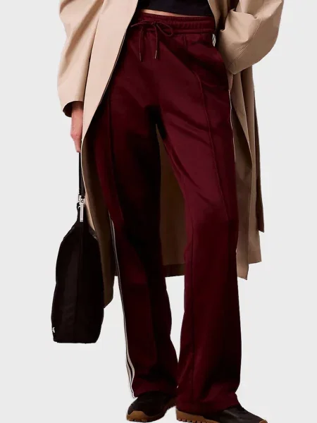 Спортивні штани Calvin Klein Jeans бордові