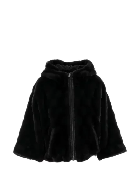 Geacă Pinko cu blană negru