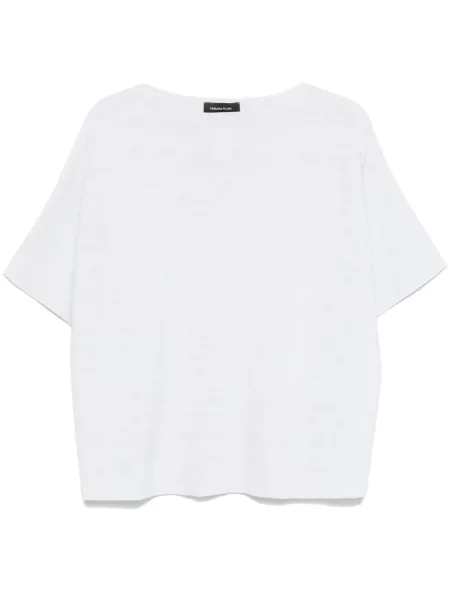Tricou Fabiana Filippi tricotate alb