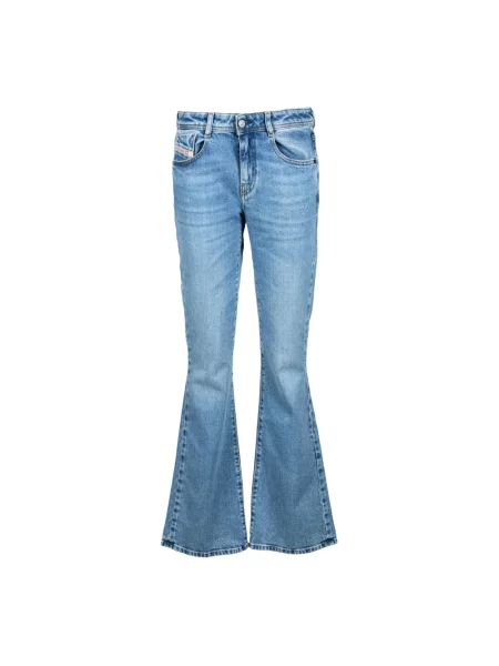 Jeansy dzwony Diesel dzwony niebieskie