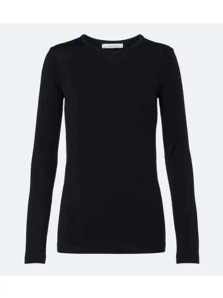 Top Max Mara de lână negru