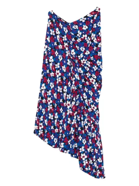 Fustă Colville cu model floral cu imagine albastru