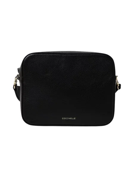 Torebka crossbody Coccinelle skórzana czarna