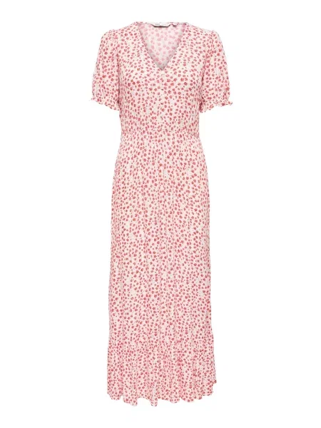 ONLY Dolga srajca ONLChianti svetlo zelena / grenada bela