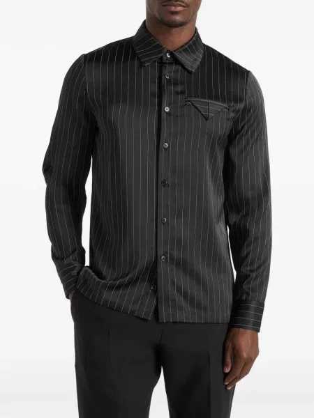 Cămașă Manière De Voir din satin negru